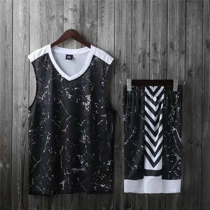 Men Basketball Jersey XS-5XL Men Kids Basketball Jerseys Sets Sports Tracksuit Clothes Basketball Uniform Tshirt+Shorts